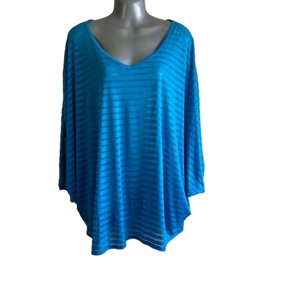 Lane Bryant Delicate Striped Blouse • NWT • Size: 2X (18/20) - Picture 4 of 7